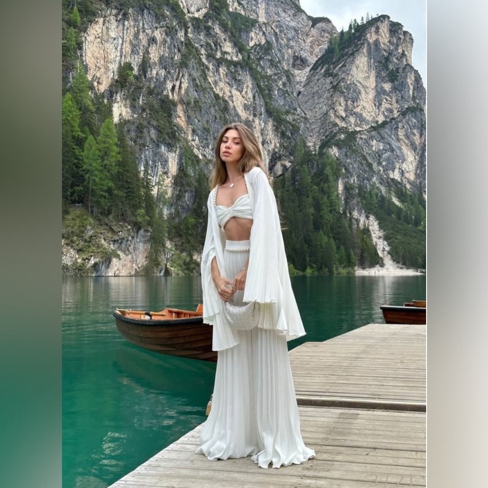 Matique white butterfly set
